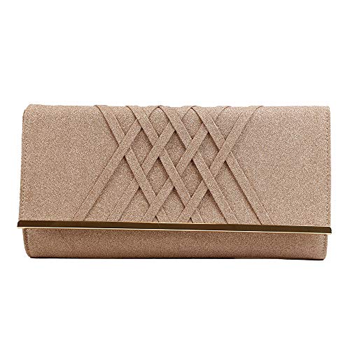 Eferri Clutch Handtasche Douis Party Tasche Damen Rosa von Eferri