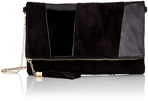 Eferri Clutch Handtasche Dorota Party Tasche Damen Schwarz von Eferri