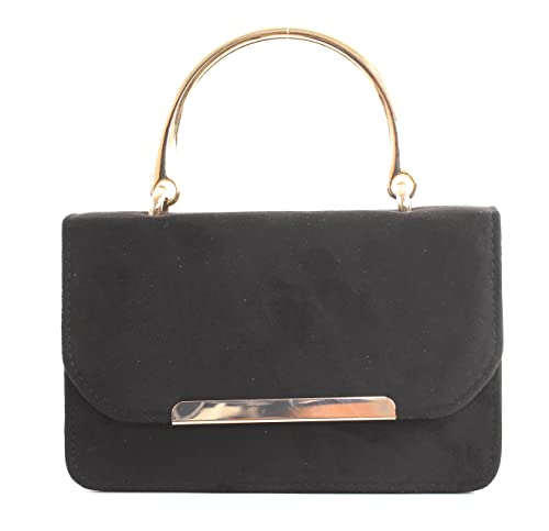 Eferri Clutch Handtasche Provencio Party Tasche Damen Schwarz von Eferri