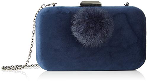 Eferri Damen Rabbit Clutch Blau, Blau, 19x11x4 centimeters EU von Eferri