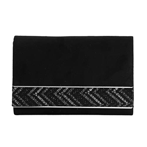 Eferri Clutch Handtasche Rosalía Party Tasche Damen Grau von Eferri