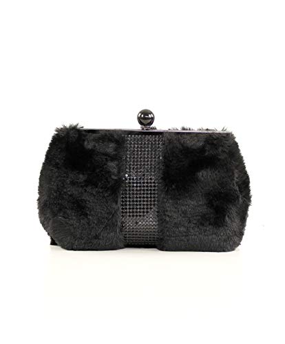 Eferri Damen Glamour Alone Clutch, Schwarz (Negro) von Eferri