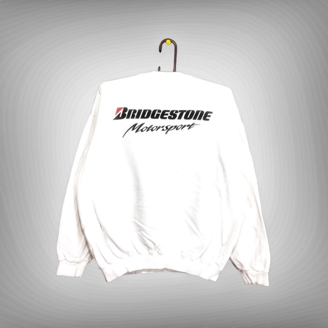 Vintage Bridgestone Motorsport Sweatshirt Pullover von EffaStore