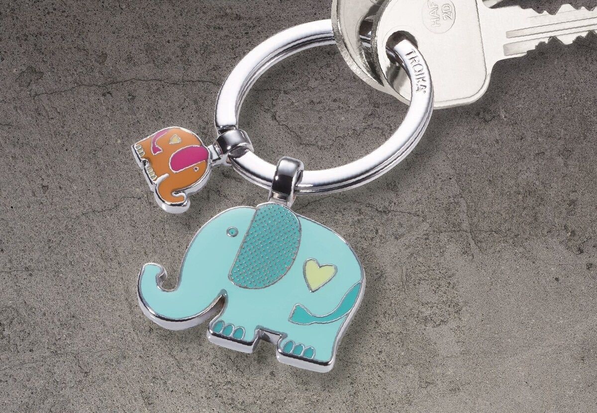 Schlüsselanhänger - Elefant Mama Und Kind Rüsselbande Schlüsselanhänger - Elefant Mama Und Kind Rüsselbande von EffektGravur
