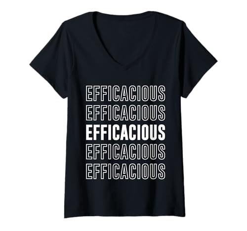 Damen Wirksam T-Shirt mit V-Ausschnitt Damen Wirksam T-Shirt mit V-Ausschnitt von Efficacious Apparel