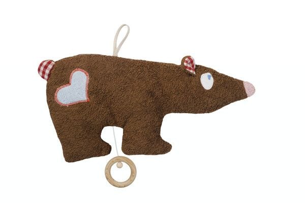 Efie Spieluhr Braunbär, Herz Applikation,100 % Made in Germany von Efie
