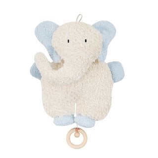 Efie Spieluhr Elefant hellblau, kbA (organic), Made in Germany von Efie