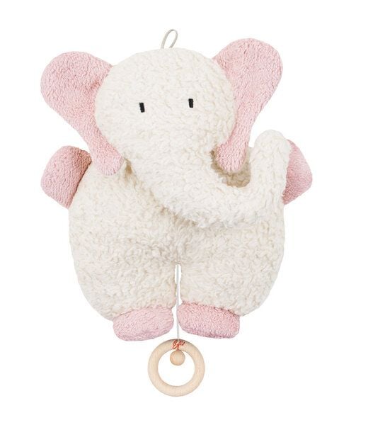 Efie Spieluhr Elefant rosa, kbA (organic), Made in Germany von Efie