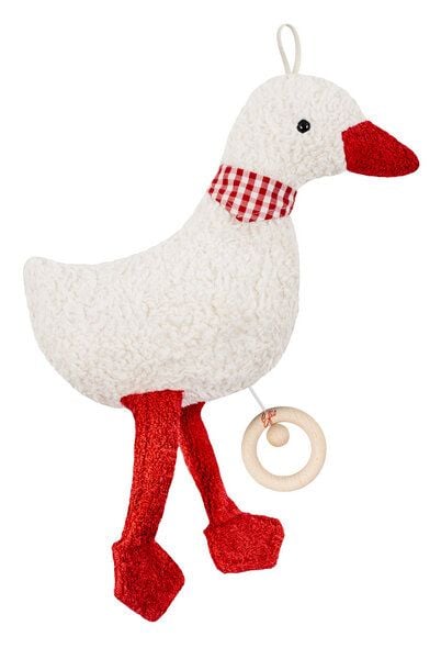 Efie Spieluhr Gans rot, kbA (organic), Made in Germany von Efie