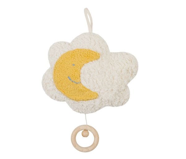 Efie Spieluhr Mond auf Wolke, kbA(organic), Made in Germany von Efie