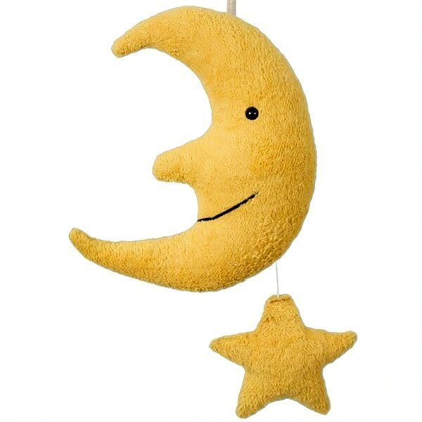 Efie Spieluhr Mond mit Stern, kbA (organic), Made in Germany von Efie