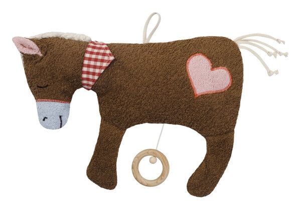 Efie Spieluhr Pferd braun, Herz Applikation, 100 % Made in Germany von Efie