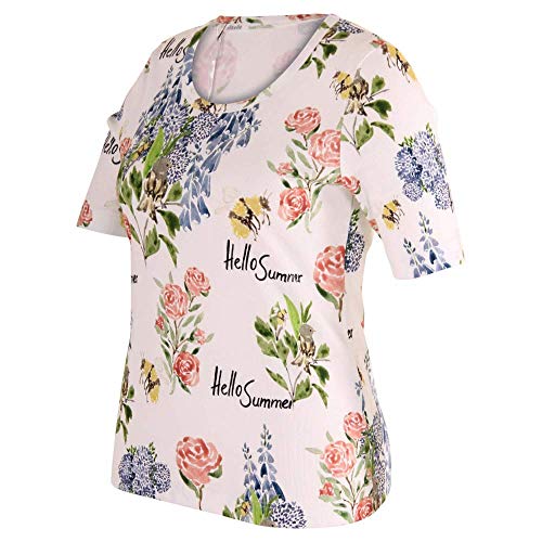Efixelle - T-Shirt mit Allover-Muster Größe 46 von Efixelle