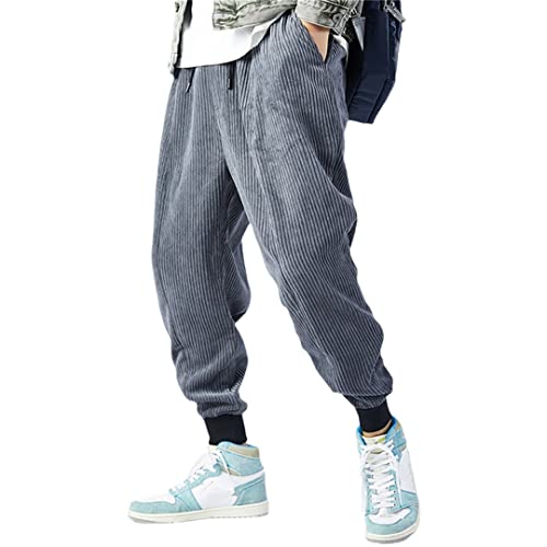 Cordhose Winterhose Herren Jogger Sweatpants Japanische Streetwear Männer Hosen Arbeit von Efloorcoration