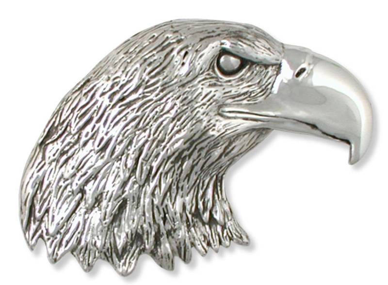 Adler Gürtelschnalle Handmade Sterling Silber Wildlife Schmuck Ea2-Bk von Efsterling