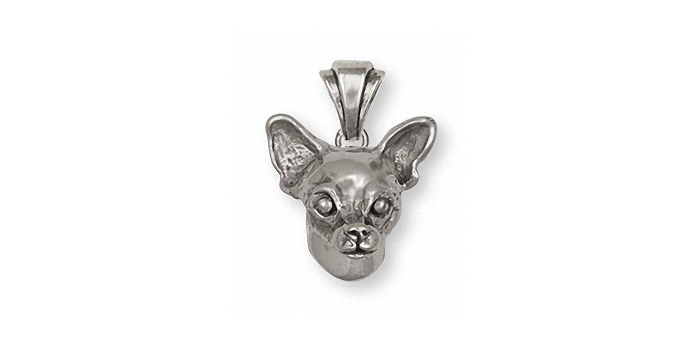 Chihuahua Schmuck Anhänger Sterling Silber Handgemachter Ch-P von Efsterling