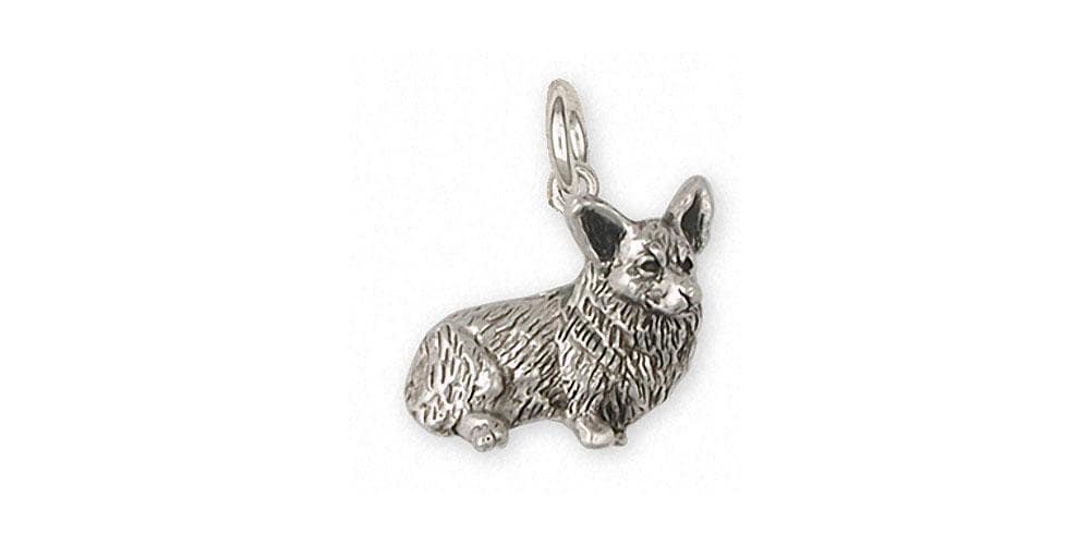 Corgis Schmuck Charme Sterling Silber Handgemachte Hundecharme Cg5-C von Efsterling