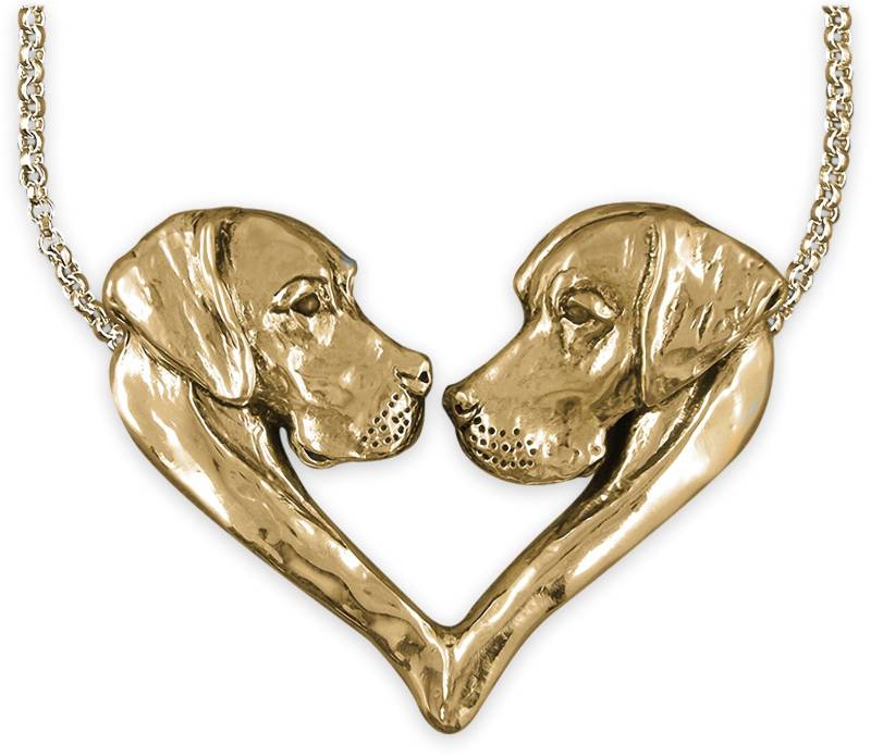 Deutsche Dogge Schmuck 14K Gold Handgemachte Halskette Gd15-Nkg von Efsterling