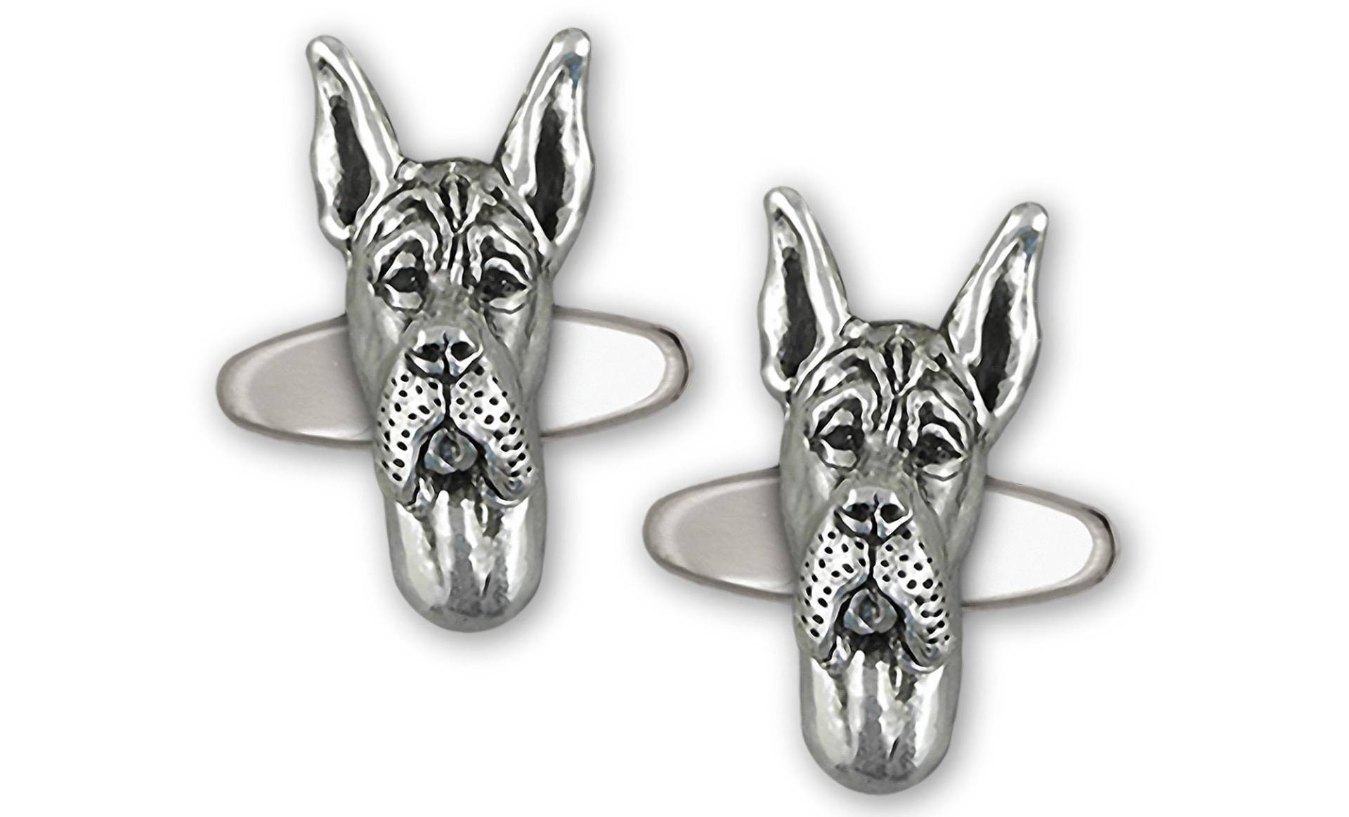 Deutsche Dogge Schmuck Sterling Silber Handgemachte Manschettenknöpfe Gd19-Cc von Efsterling