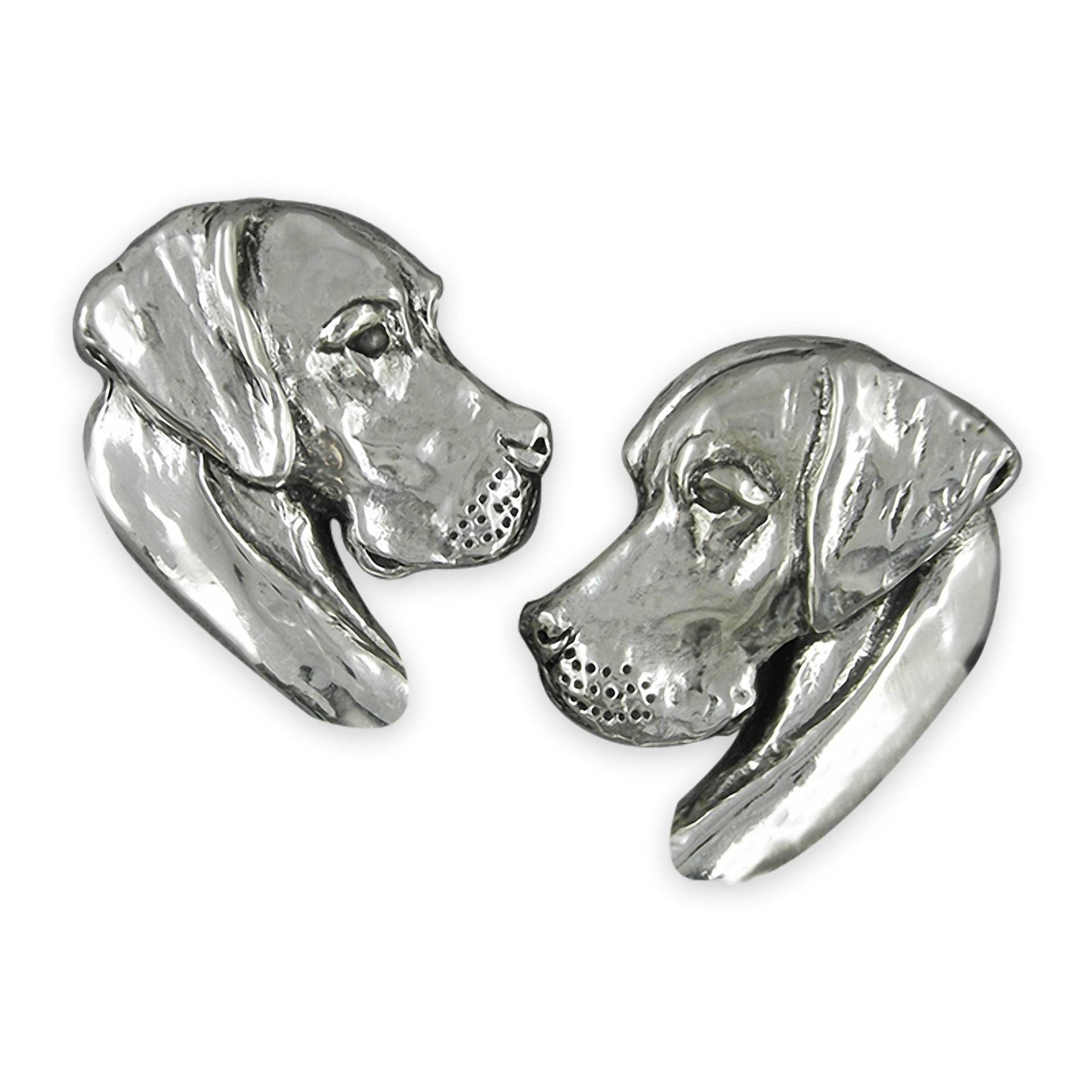Deutsche Dogge Schmuck Sterling Silber Handmade Manschettenknöpfe Gd15-Cl von Efsterling