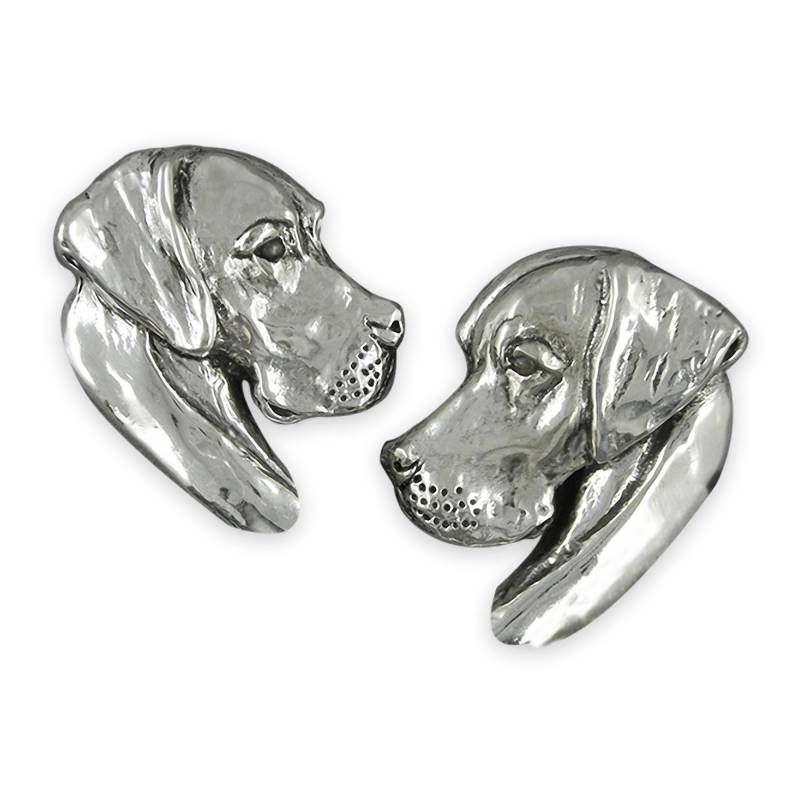 Deutsche Dogge Schmuck Sterling Silber Handmade Manschettenknöpfe Gd15-Cl von Efsterling