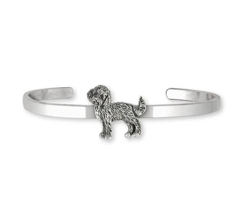 Goldendoodle Armband Schmuck Sterling Silber Handgemachtes Hundearmband Gdl1-Cb von Efsterling