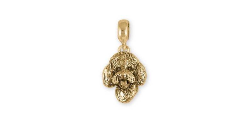 Goldendoodle Pandora Charm Schmuck 14K Gold Vermeil Handgefertigte Folie Gdl11-Pnsvm von Efsterling