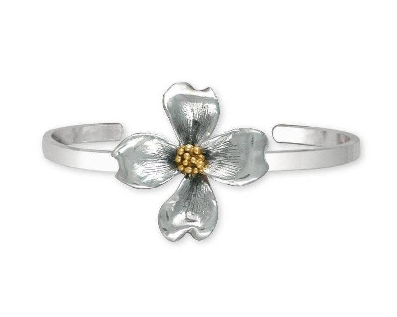Hartriegel Schmuck Silber Und Gold Armband Handgemachte Blume Dge3-Tncb von Efsterling