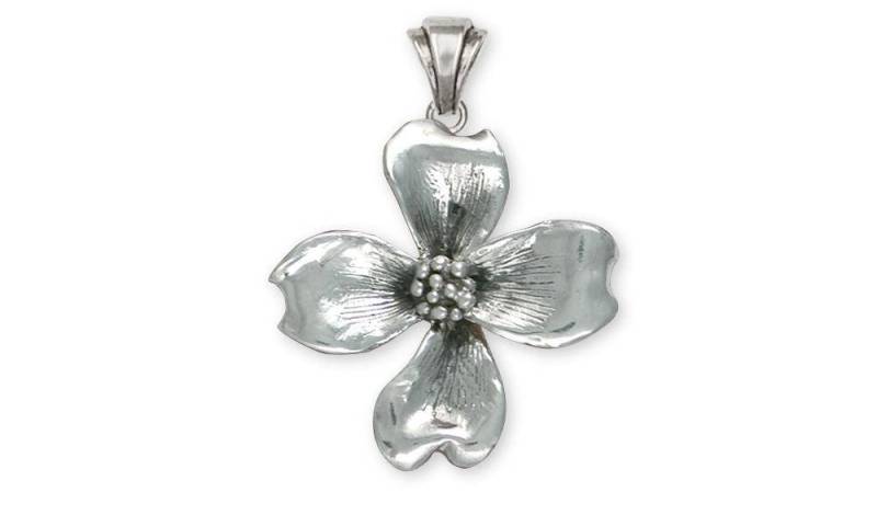 Hartriegel Schmuck Sterling Silber Anhänger Handgemachter Dge3-P von Efsterling