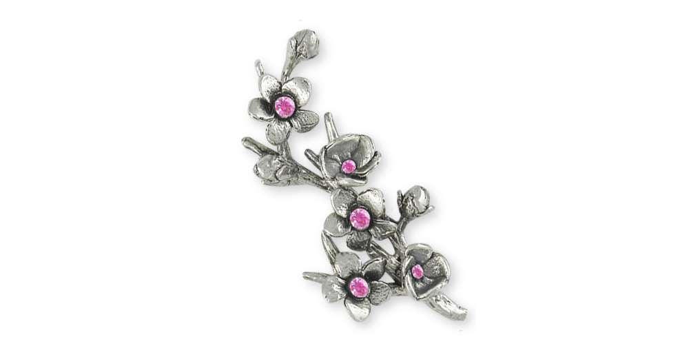 Kirschblüte Brosche Pin Schmuck Sterling Silber Handgemachte Blumen Cbl1-Sep von Efsterling