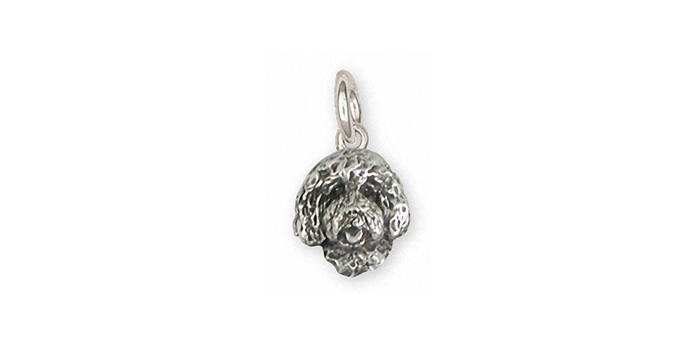 Labradoodle Schmuck Charm Sterling Silber Handgemachter Hundeanhänger Ldd5-C von Efsterling