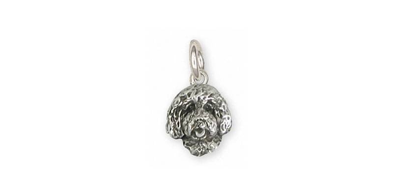 Labradoodle Schmuck Charm Sterling Silber Handgemachter Hundeanhänger Ldd5-C von Efsterling