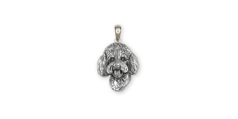 Labradoodle Schmuck Sterlingsilber Handmade Anhänger Lgdl11-P von Efsterling