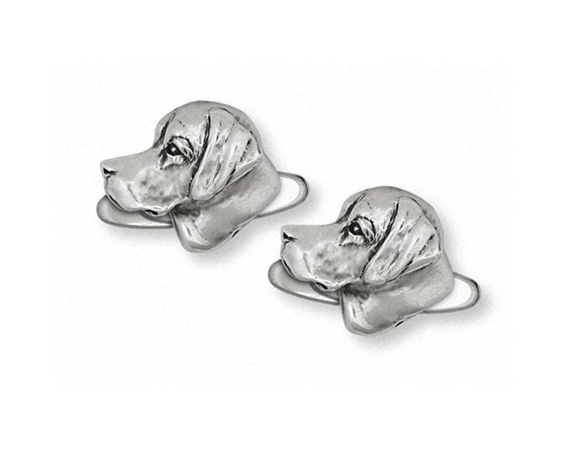 Labrador Retriever Manschettenknöpfe Schmuck Sterling Silber L7-Cl von Efsterling