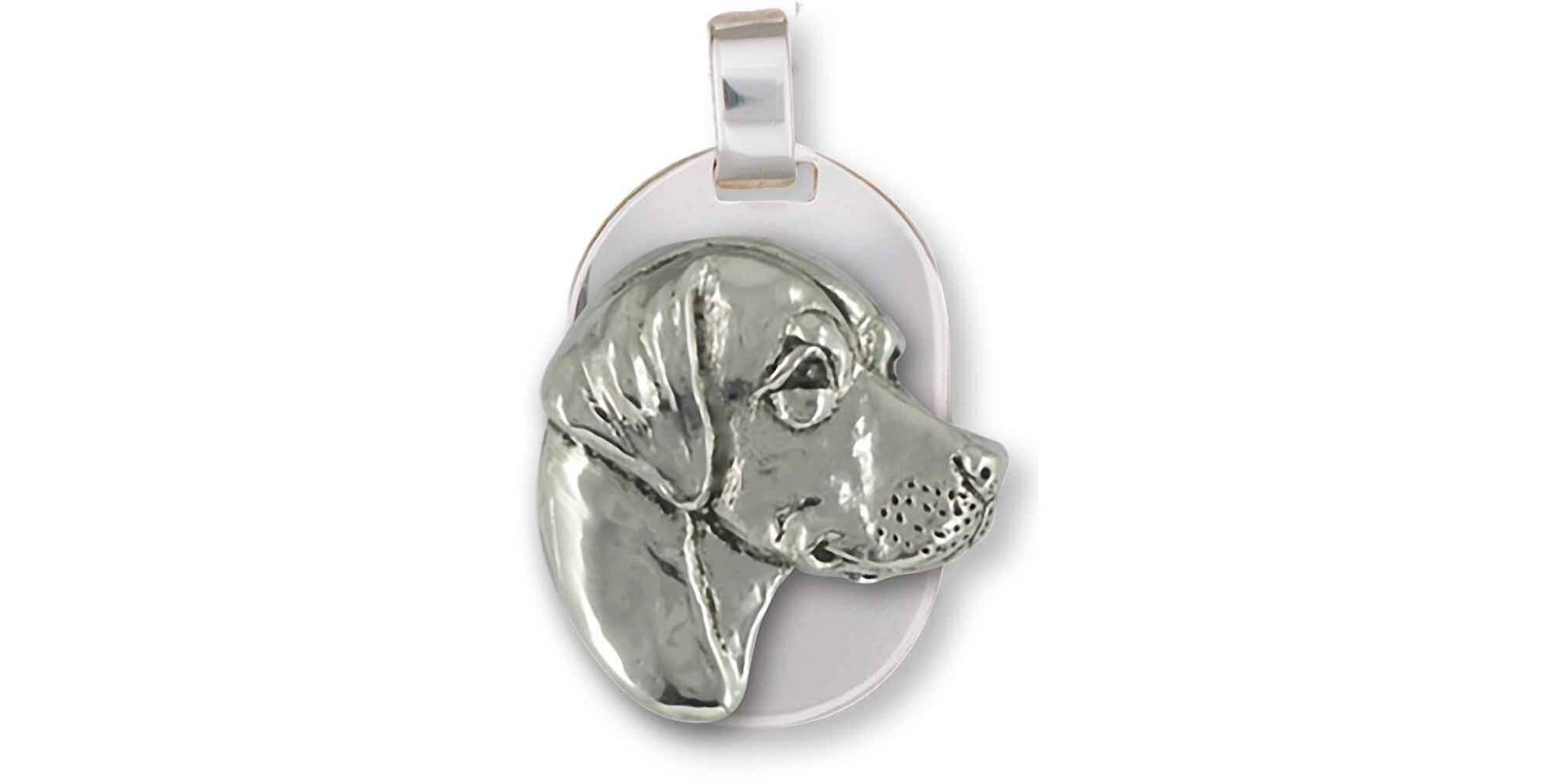 Labrador Retriever Schmuck Sterling Silber Handgemacht Anhänger lb14-Dt von Efsterling