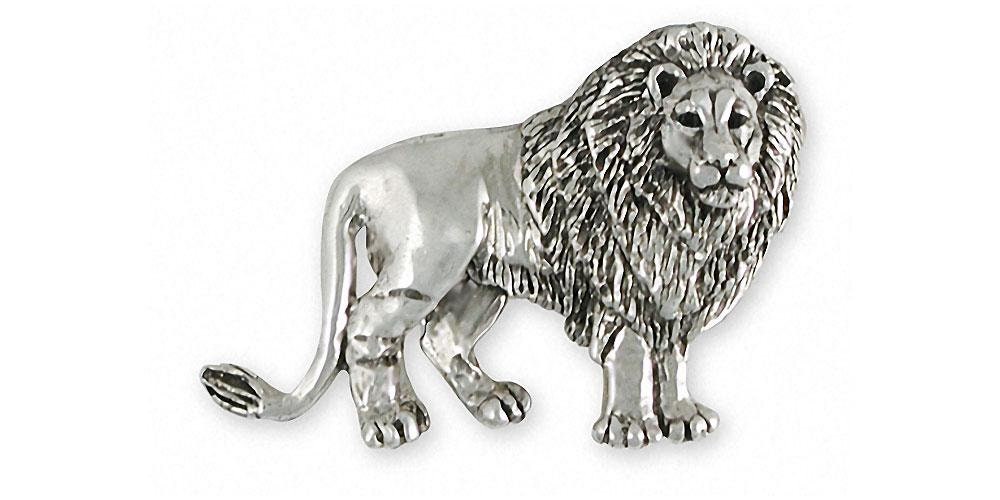 Löwen Schmuck Brosche Sterling Silber Handmade Lion4-Ep von Efsterling