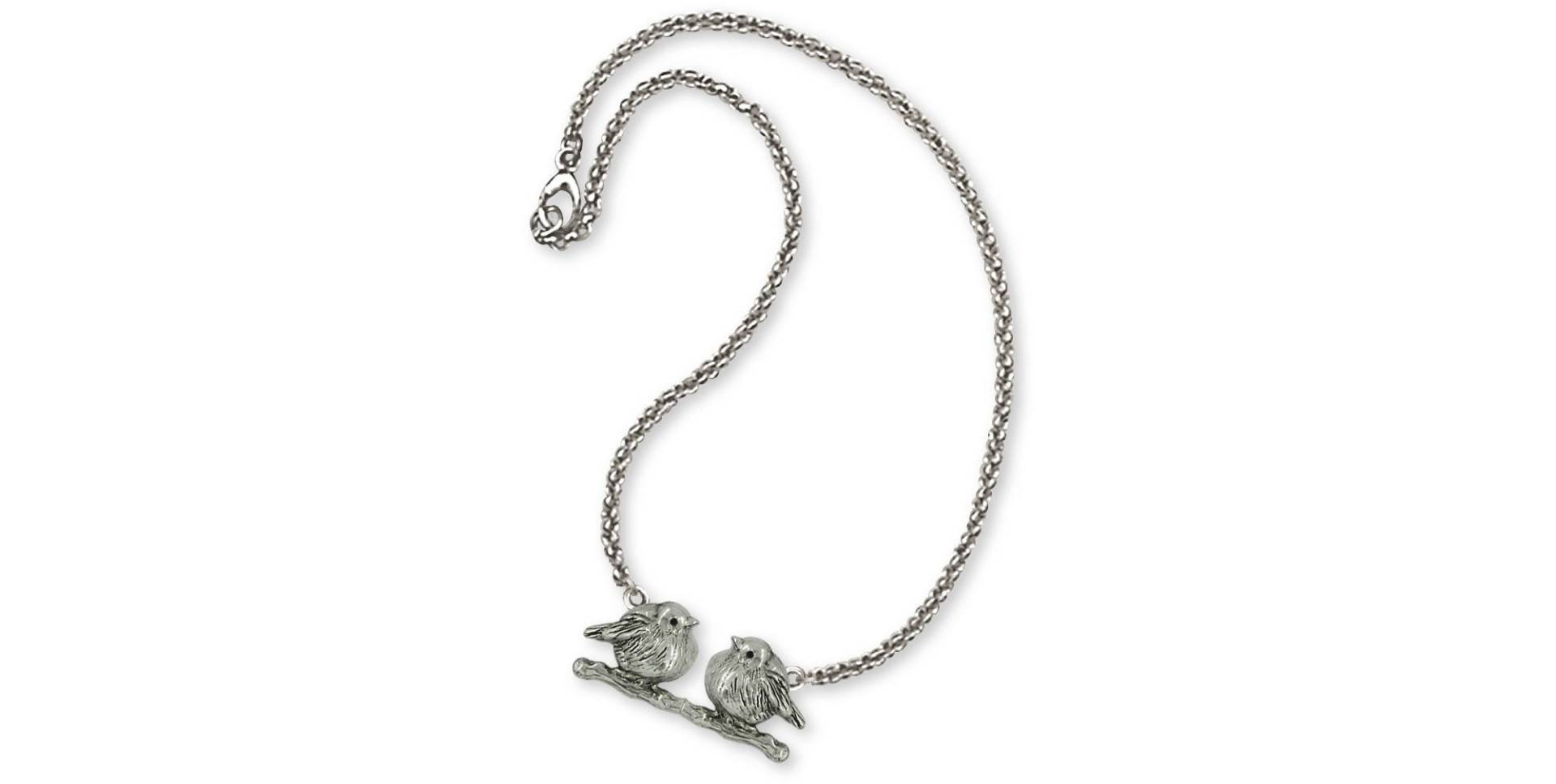 Love Bird Schmuck Sterling Silber Handgemachte Liebe Vogel Halskette Lvb2-Nk von Efsterling