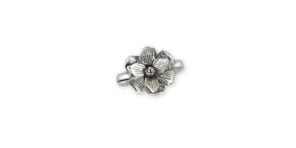 Magnolie Schmuck Ring Sterling Silber Handgemachte Blume Mg4-R von Efsterling