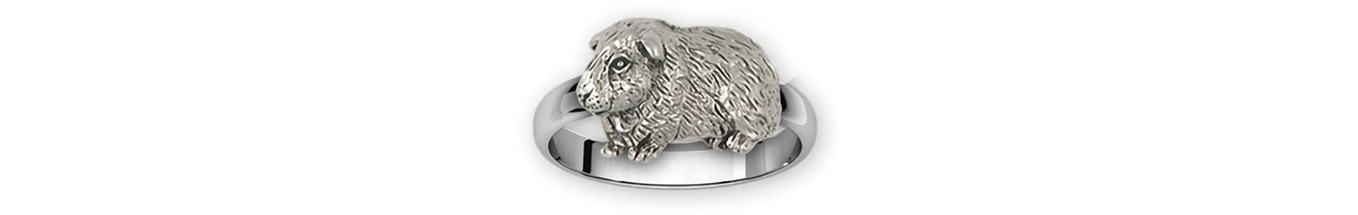 Meerschweinchen Schmuck Sterling Silber Handarbeit Ring Gp121x-R von Efsterling