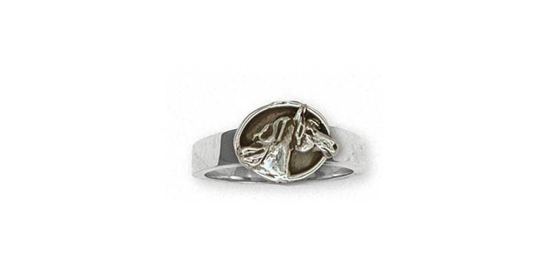 Pferdering Schmuck Sterling Silber Handarbeit Pferde Ring Eq7-R von Efsterling