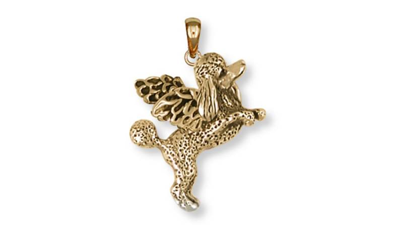 Pudel Schmuck Anhänger 14K Gelbgold Vermeil Pd58A-Pvm von Efsterling