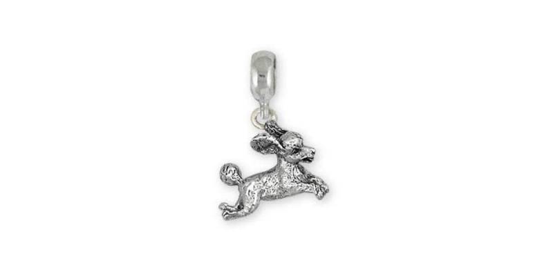 Pudel Schmuck Sterling Silber Handgemachter Anhänger Diesen Passt Ein Pandora® Slide Armband Pd232x-Pns von Efsterling