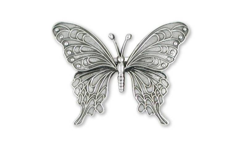 Schmetterlings-Ring-Schmuck Sterlingsilber-Handgemachter Schmetterlings-Ring By5-R von Efsterling