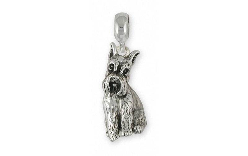 Schnauzer Schmuck Charm Slide Sterlingsilber Handmade Für Pandora® Armband Sn23-Pns von Efsterling