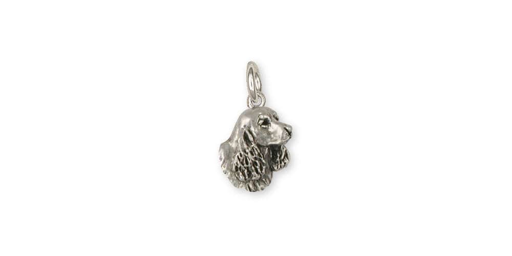 Springer Spaniel Schmuck Charme Sterling Silber Handgemachte Ss6S-C von Efsterling