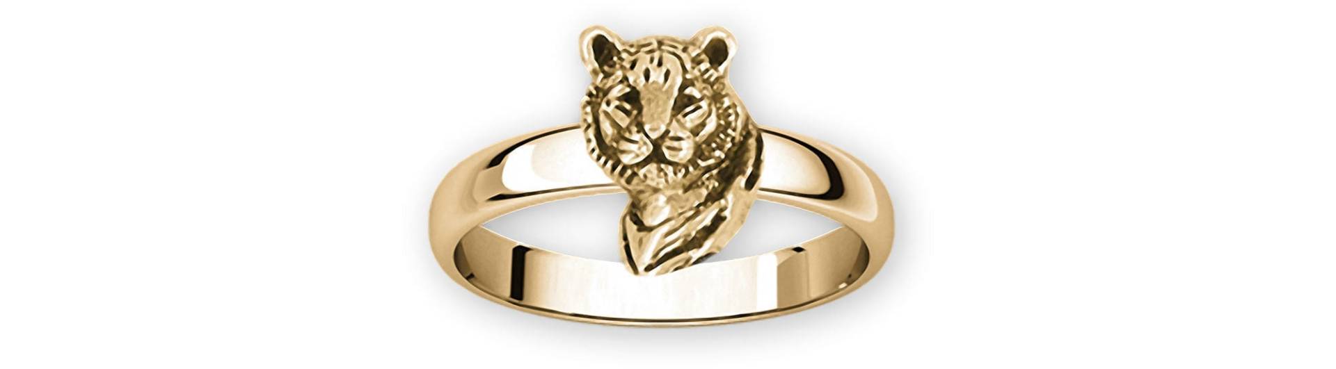 Tiger Schmuck 14K Gelbgold Handgemacht Ring Tig1H Rg von Efsterling