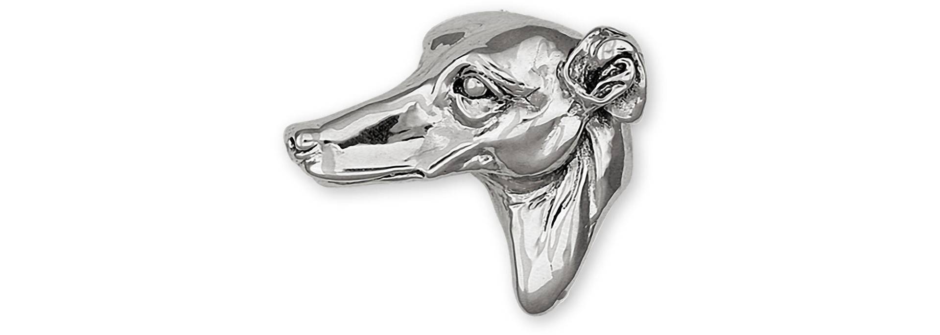 Windhund Schmuck Sterling Silber Handgemachte Brosche Pin Gh1-Pn von Efsterling