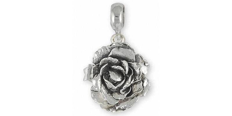 sterling Silber Pfingstrose Pandora Charms Slide Handmade Blume Schmuck Für Pandora® Armband Pny-Pns von Efsterling