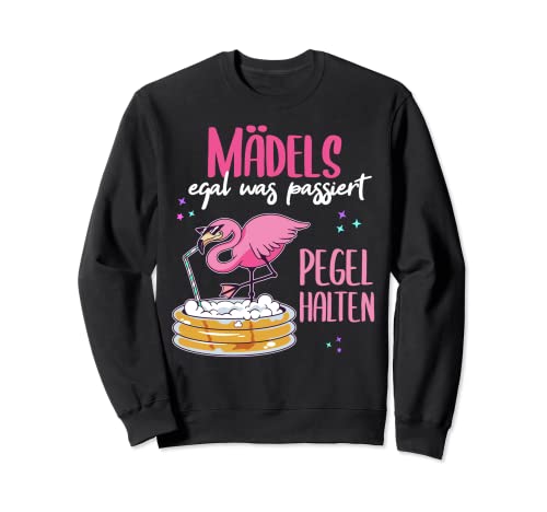 Mädels Egal Was Passiert Pegel Halten Flamingo Damen Sweatshirt Mädels Egal Was Passiert Pegel Halten Flamingo Damen Sweatshirt von Egal was passiert Pegel Halten
