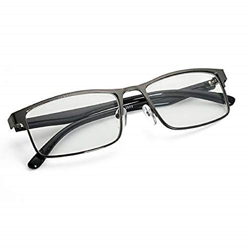 EgBert Mode Schwarz Kurzsichtig Gläser Metall Full Frame Myopie Gläser - -3.5 von Egbert